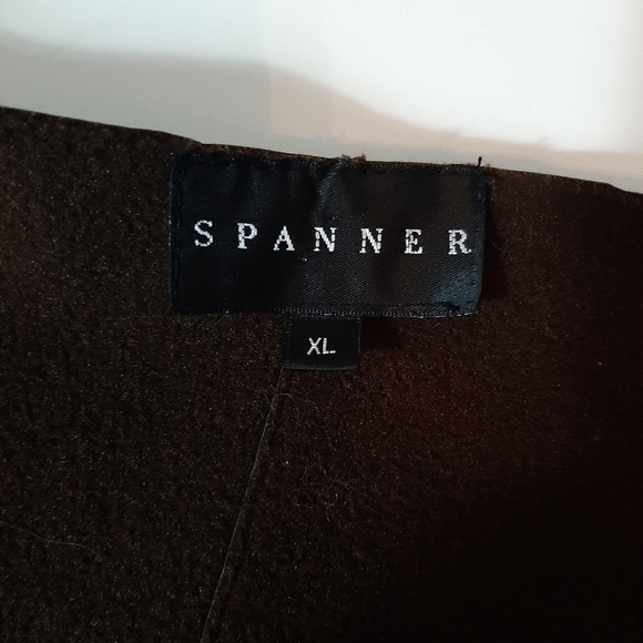 SPANNER Jackets & Coats Spanner Army Green Vegan Leather Jacket